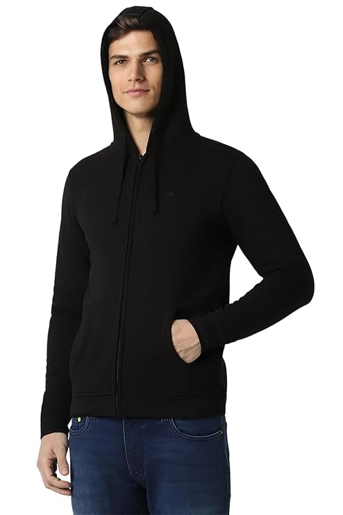 peter england men cotton blend hooded neck sweatshirt peter england men cotton blend hooded neck sweatshirt