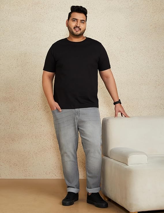 amazon brand symbol men's cotton rich stretchable relaxed fit jeans | casual denim amazon brand symbol men's cotton rich stretchable relaxed fit jeans | casual denim