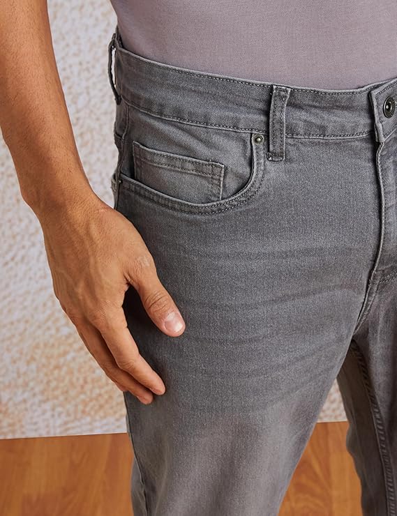 amazon brand symbol men's cotton rich stretchable relaxed fit jeans | casual denim amazon brand symbol men's cotton rich stretchable relaxed fit jeans | casual denim